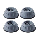 Kit com 4 pés anti vibração para máquina de lavar