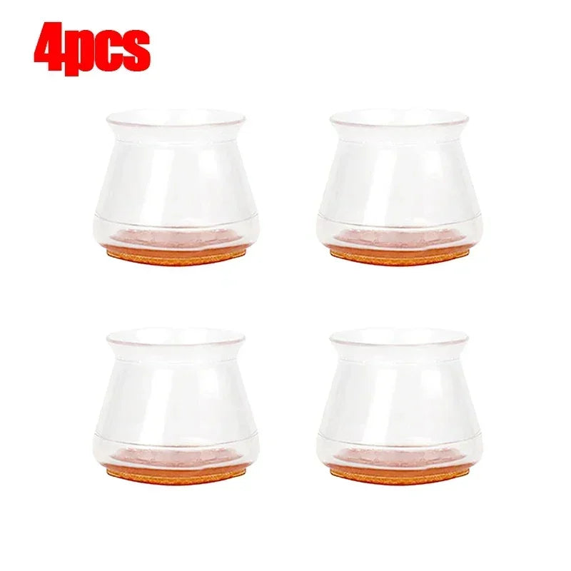 Capas protetoras ante riscos para pés de móveis em geral.